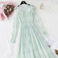 Ruffled suspender fairy Sequin mesh dress  3940