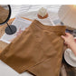 Half skirt women's fashion personality A-shaped high waist skirt  5312