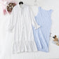 College storm point skirt + knitted vest two-piece suit female  3854