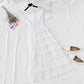 Popular cake lace gauze dress  4327