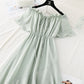 One shoulder cotton linen dress one shoulder cotton linen dress  4139