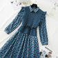 New suit knitted sweater vest skirt two piece suit foreign style  4744