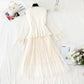 Dress with lace inside, ladies' temperament  4404