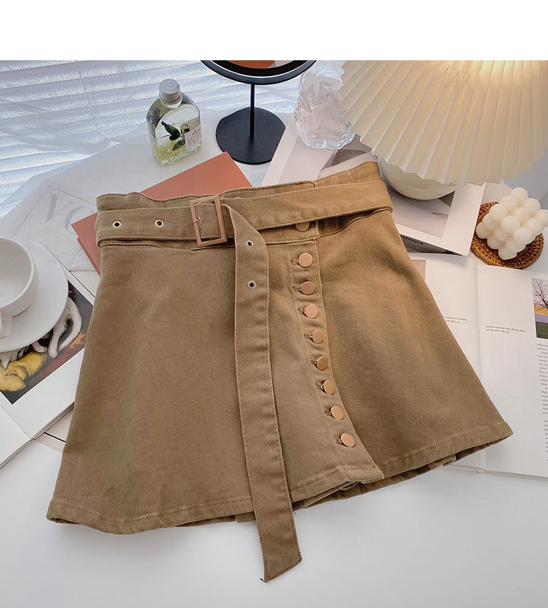 Neuer koreanischer Mode kleiner Rock mit hoher Taille 5415