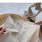 High waist pleated Hip Wrap slim design personalized A-line skirt  5563