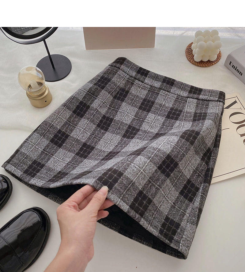 New Korean fashion bag hip slim A-line short skirt  5301