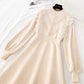 French Cut Taille dünnes Vintage Hepburn Kleid 4778