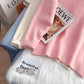 Bestickter Bärenpullover Vielseitiger Pullover für Damen 5029