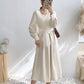 Gauze bow shows thin temperament slim skirt children 4074