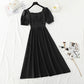 Thin French tea break skirt Kikyo first love temperament a-word skirt  4236