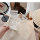 New Korean simple retro solid color pleated hip A-line skirt  5621