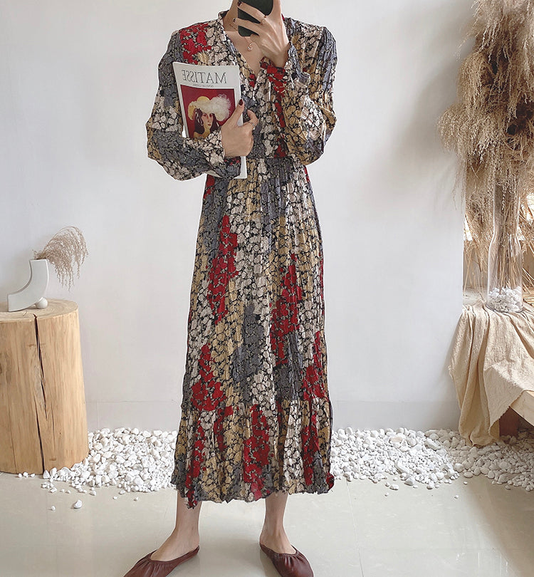 Chiffon kniedünn Temperament sanfter Wind FAIRY DRESS Mori Department 3899