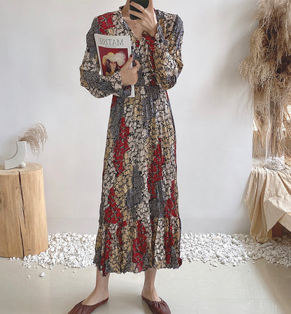 Chiffon kniedünn Temperament sanfter Wind FAIRY DRESS Mori Department 3899