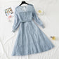 Fairy hair tassel Long Sleeve Dress  4469