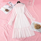 Polka Dot gauze French first love Platycodon fairy skirt  3975