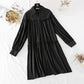 Shirt dress light mature style, foreign style, loose and thin  4021
