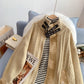 Women's sense of minority cardigan sweater coat  5204