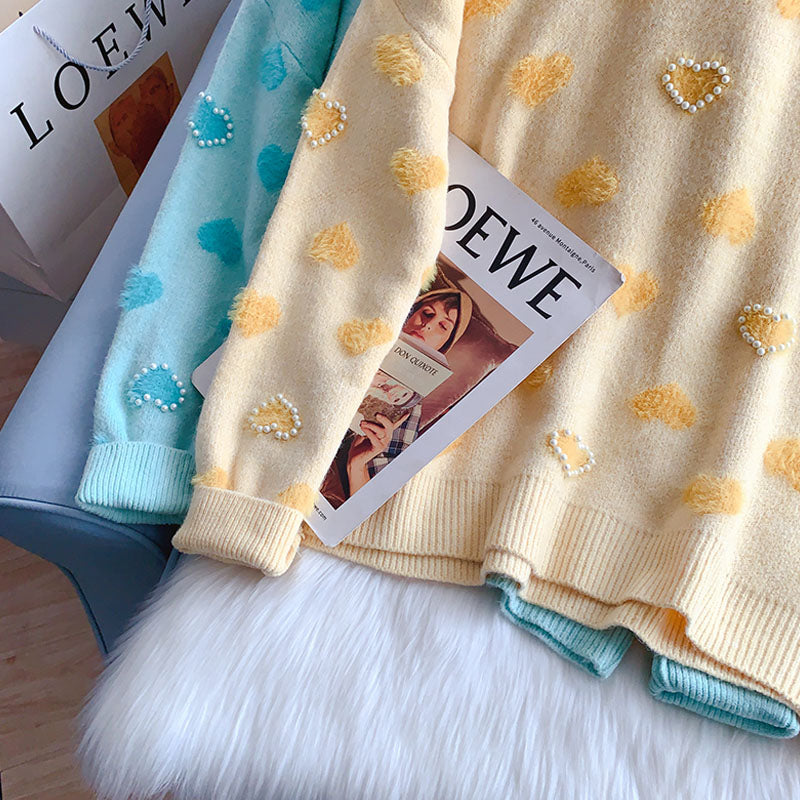 Love sweater sweet sweater top  5069