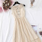 National style mesh dress retro suspender skirt  4348