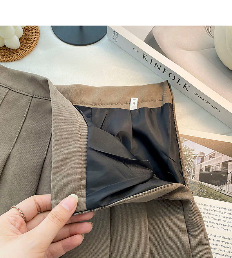Pleated skirt for A-line skirt  5284
