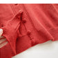 New Korean design sense Lapel slim long sleeve top  5869