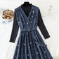 New dress autumn winter christmas fashion suit two-piece skirt  4567