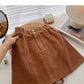 Corduroy Skirt is thin and high waist is anti light  5285