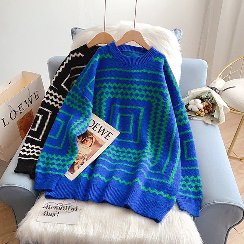 Vintage fauler Pullover neuer Pullover 5124