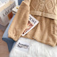Lammwolle genähter Pullover Pullover Damen Hoodie Design 5203