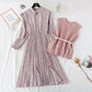 Sweet baby Collar Chiffon Skirt Suit two-piece suit  4011