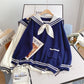 Japanischer fauler Pullover lockeres dünnes Oberteil 4957
