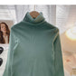 Knit bottomed shirt with slim fit top inside  6567