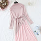New beveled sweater + velvet skirt  4468