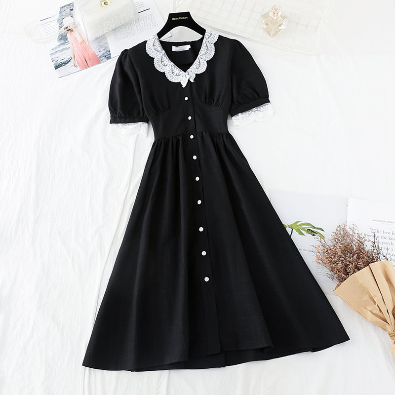 Slim waist, goddess design, long skirt, light mature style  4216