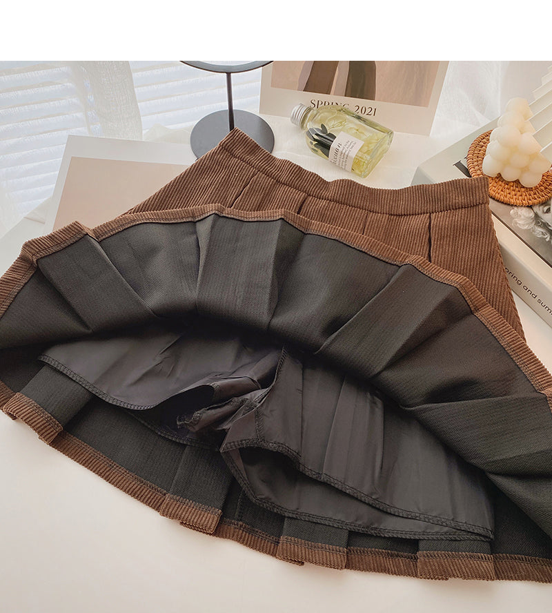 New Korean fashion retro slim skirt  5643
