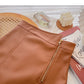 New Korean irregular design zipper Hip Wrap Skirt  5324