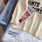 High neck sweater loose lazy coat letter sweater  5232