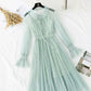 Feen Netzkleid Retro bunte Sterne 3941