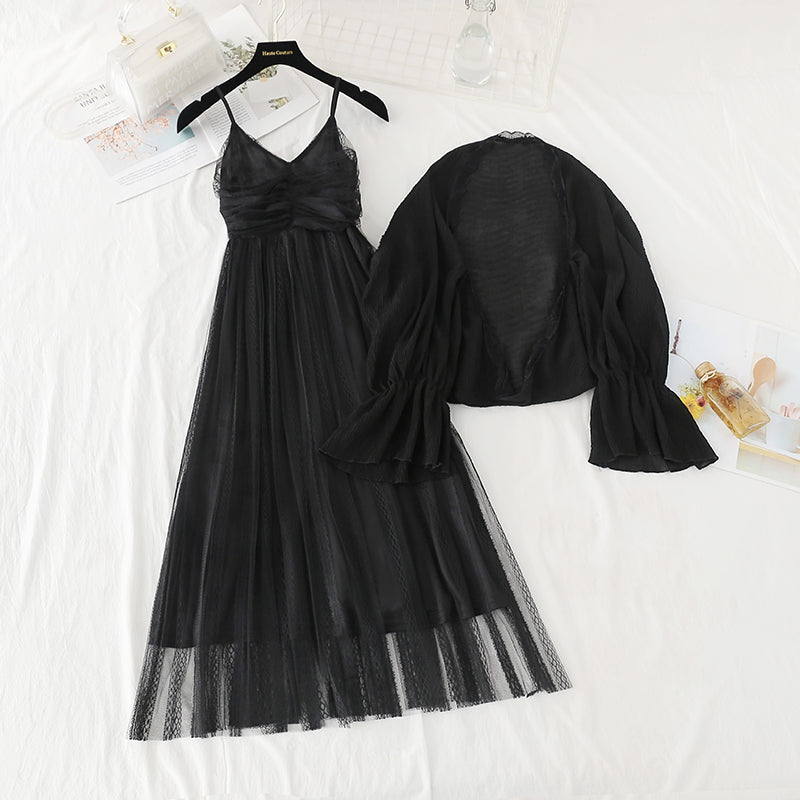 Foreign style suit two-piece set female foreign style suit two-piece set female  4119
