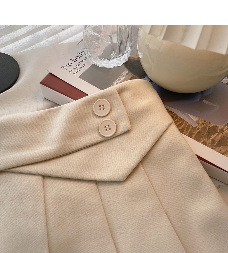 Faltenrock für Frauen, schmale Mode, hohe Taille, A-Linienrock, Mode 5440