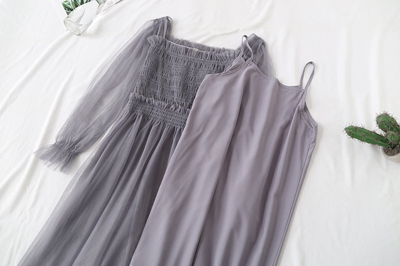 Robe en maille fine de style super xiansen 3729