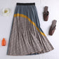 Plaid skirt, vintage pleated skirt, classic skirt  3680