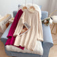 Design Sense Hanf-Pullover mit Spitzenkragen 5110