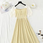 Thin French tea break skirt Kikyo first love temperament a-word skirt  4236