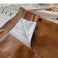 Korean style port style design PU Leather High Waist Hip Wrap Skirt  5423