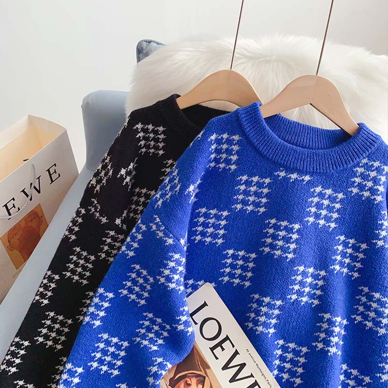 Rundhalspullover Lazy Wind Sweater Top 5088