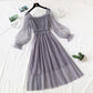 Robe en maille fine de style super xiansen 3729