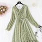 Vintage Blumenkleid Chiffon Kleid Fee Superfee Serie 4018