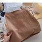 Woolen A-line skirt with irregular design shows thin high waist and hip skirt  5273