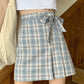 Bowknot skirt, A-line skirt with high waist, summer irregular skirt, hip wrap skirt  3610